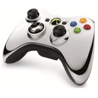 XBOX 360 Wireless Controller chrome silver